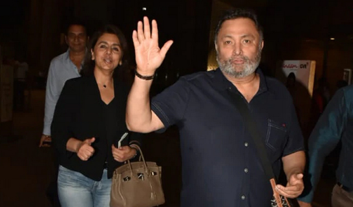 Rishi Kapoor returns home being free of cancer