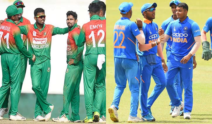 India batting against Bangladesh in U-19 Asia Cup final
