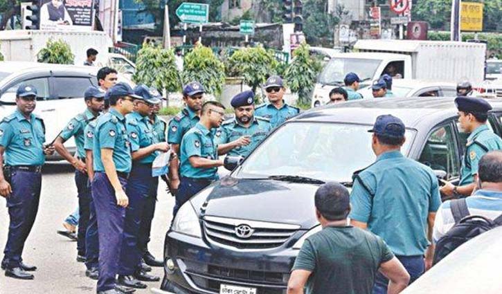 7,727 cases filed for violating traffic rules