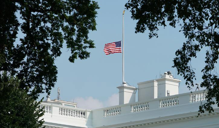 Trump orders flags to fly at half-staff