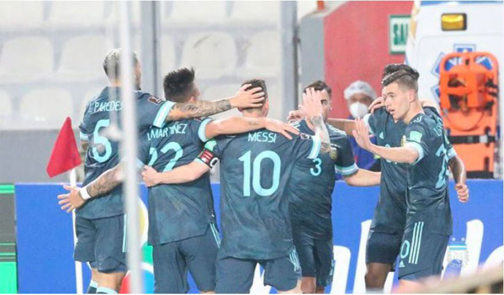 Argentina beat Peru 2-0 in World Cup qualifier