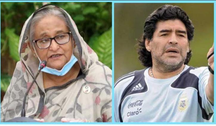 PM mourns death of Maradona