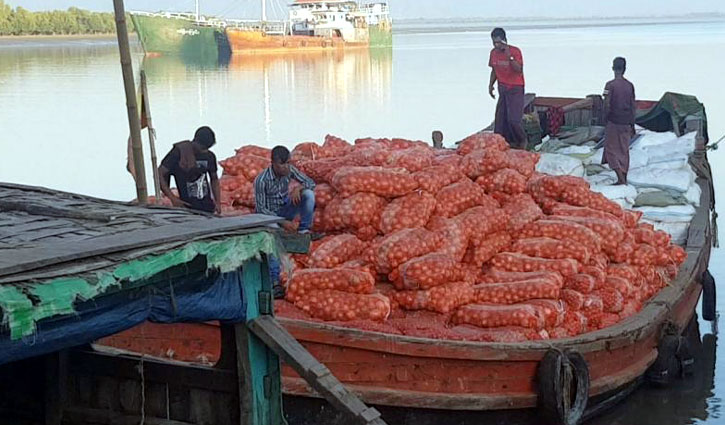 30 metric tons of onion arrives from Myanmar