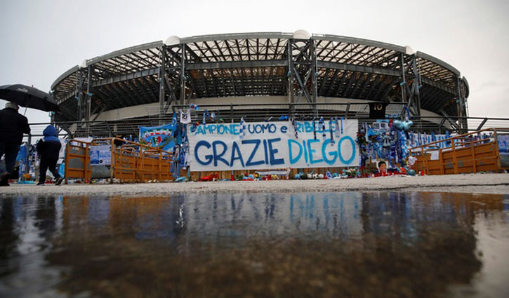 Stadium’s name changed in memory of Maradona