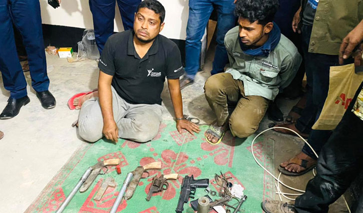 Raid in Pabna arms factory, 2 arrested with firearms
