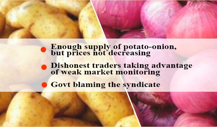 When prices of potato-onion to reach low-income people?