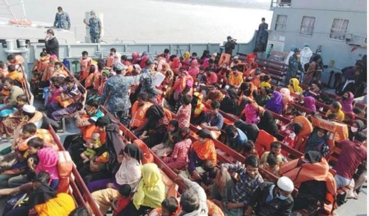 1,642 Rohingyas on way to Bhasan Char