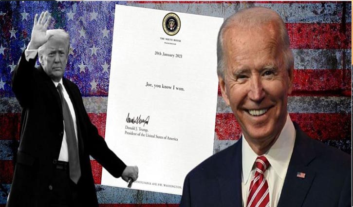 Biden will not publish contents of Trump`s letter