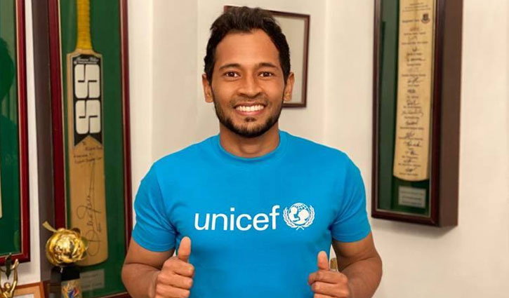 UNICEF named Mushfiqur as Nat`l Ambassador 