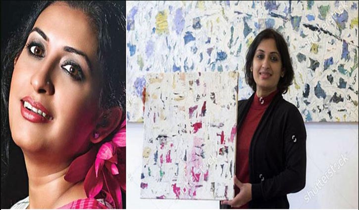 Bipasha Hayat`s painting exhibition starts in New York