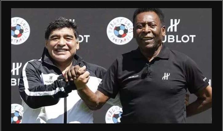 We`ll play football together in the sky: Pele
