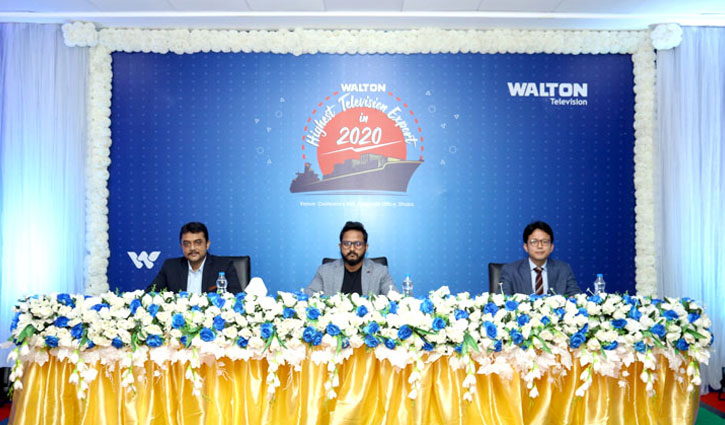 Walton TV records 10 times higher export in 2020 amidst pandemic