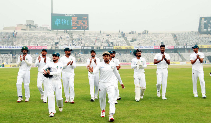 Bangladesh win by an innings and 106 runs