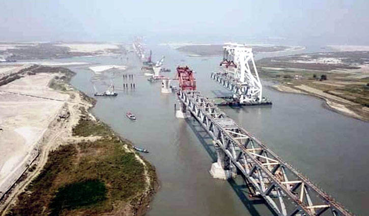 25th span of Padma Bridge installed