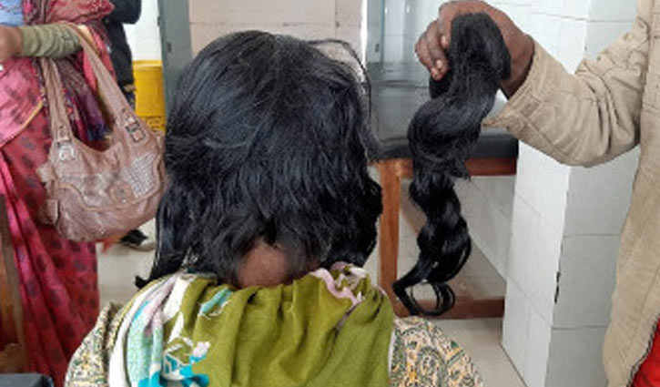 Man arrested over cutting off wife’s hair