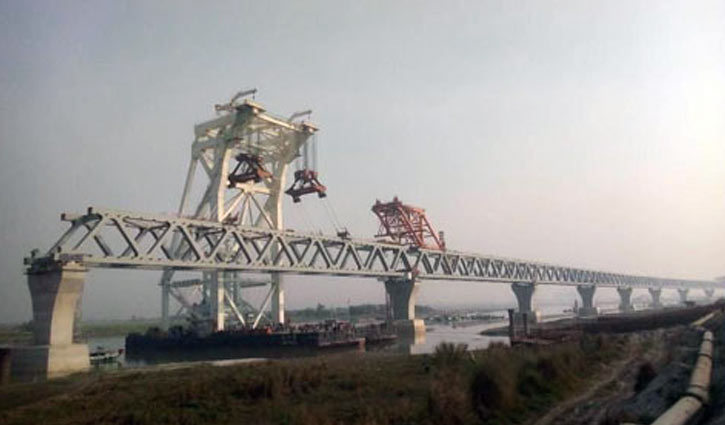 21th span of Padma Bridge installed
