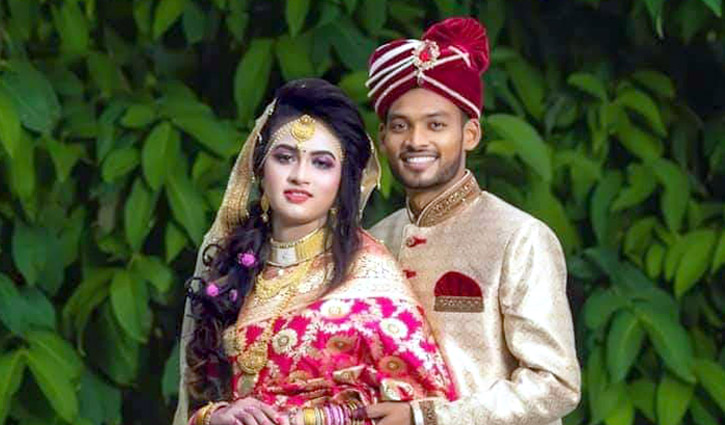 Cricketer Shanto weds his girlfriend after 4 years of dating