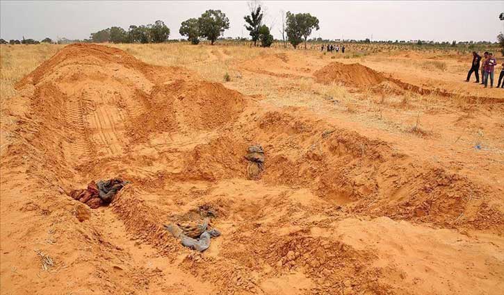 190 bodies discovered from mass graves in Libya
