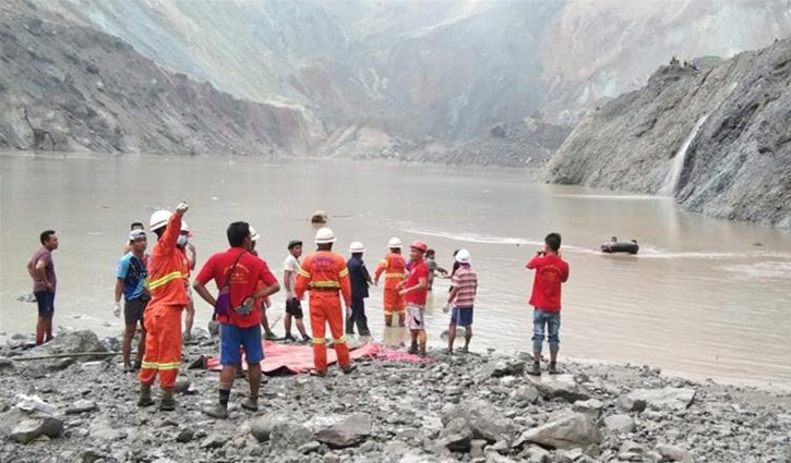 50 killed in landslide at Myanmar mine