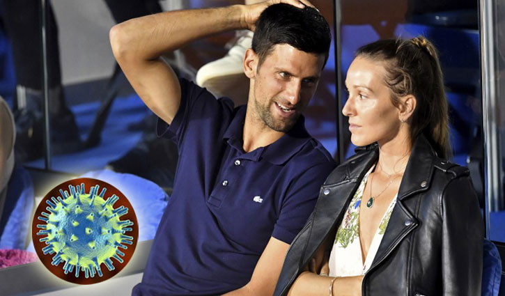 Djokovic, his wife test coronavirus negative