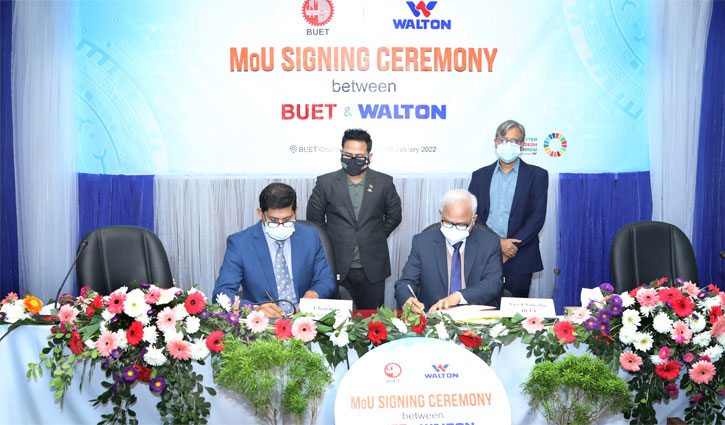 Walton, BUET sign MoUs to work jointly on research & innovation