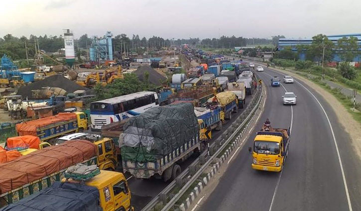 25-km traffic jam on Dhaka-Tangail highway