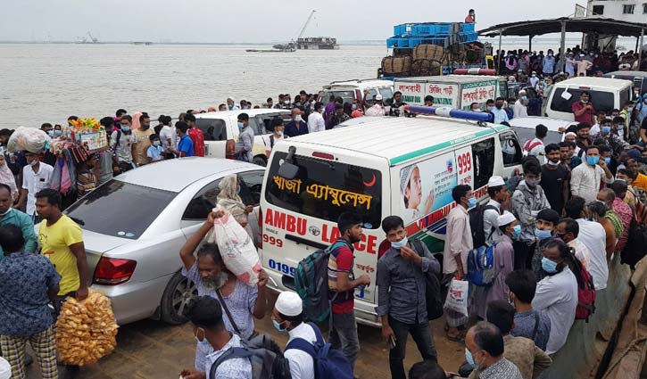 Ferry services on Shimulia-Banglabazar route halted