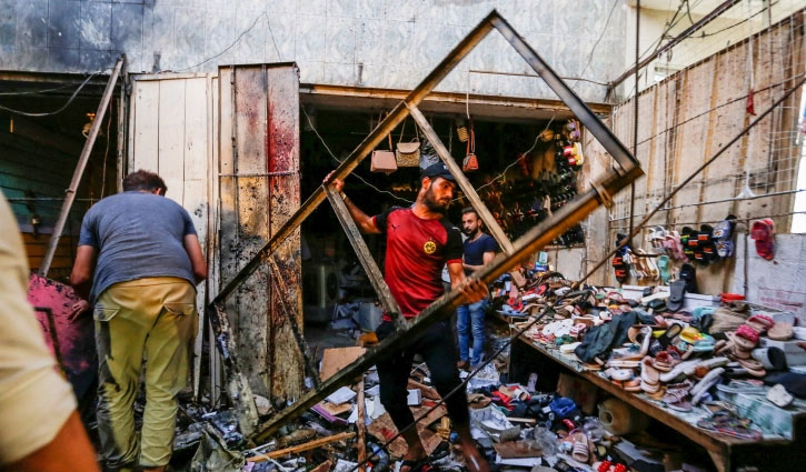Bomb blast kills 35 in Iraq during Eid shopping