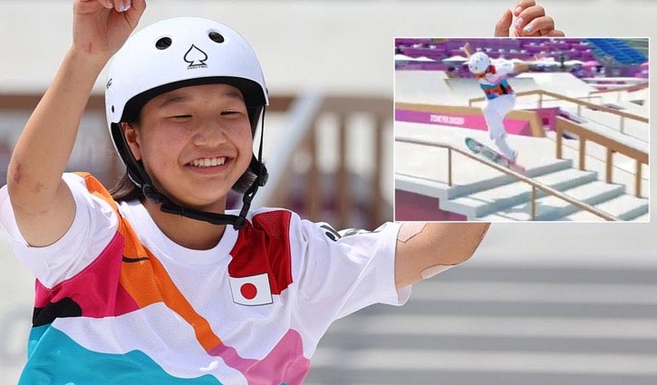 13-year-old gets Olympic gold