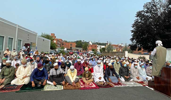 Eid congregations in more than two hundred open fields in USA