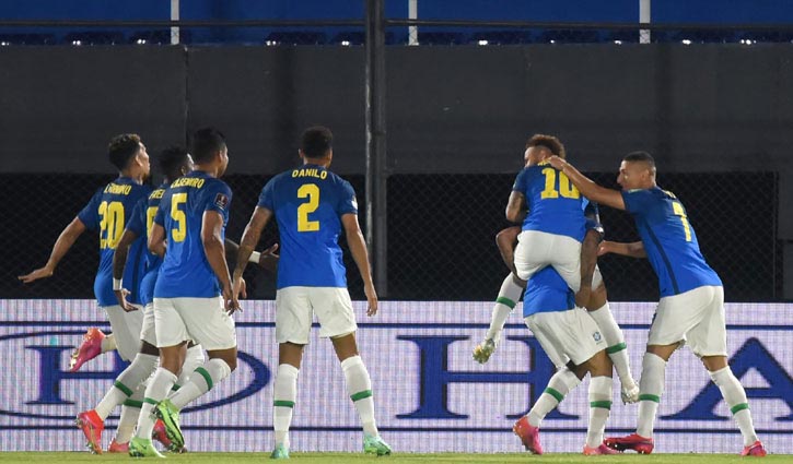 Brazil win World Cup qualifier, Argentina lose point