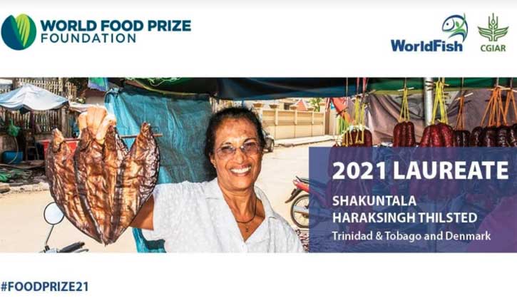 Dr. Thilsted awarded World Food Prize 2021