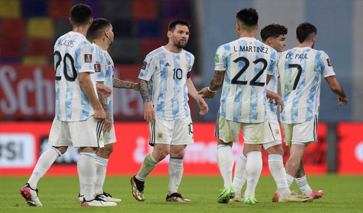 Messi scores stunner in Argentina draw