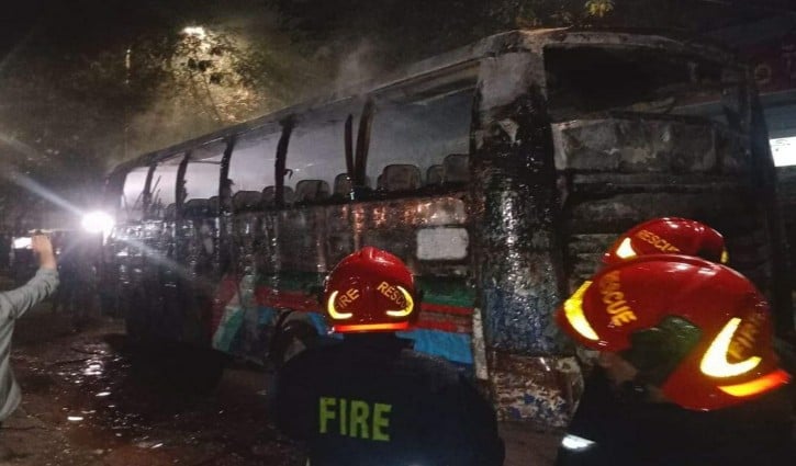 Several buses torched after SSC candidate run over at Rampura