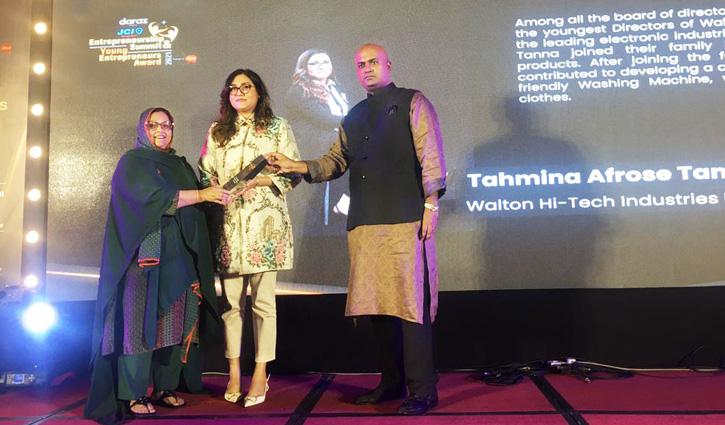 Walton director Tahmina Tanna gets JCI Young Entrepreneur Award