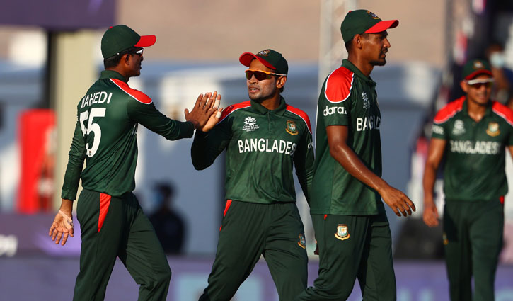 Bangladesh batting against Sri Lanka