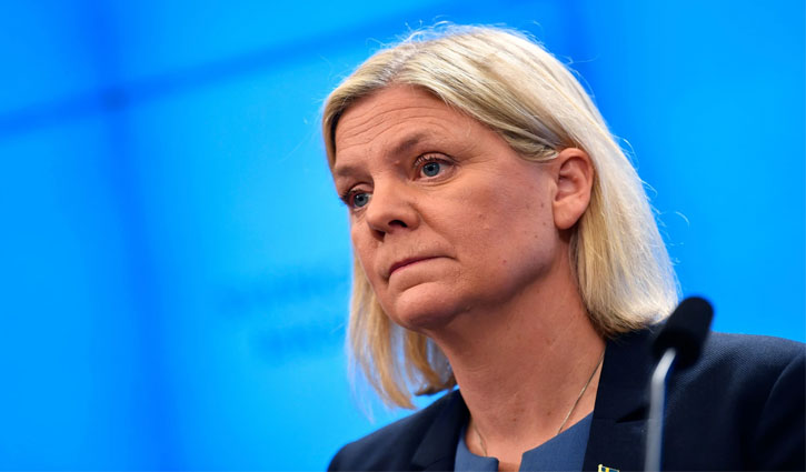 Sweden’s first female PM resigns hours after appointment