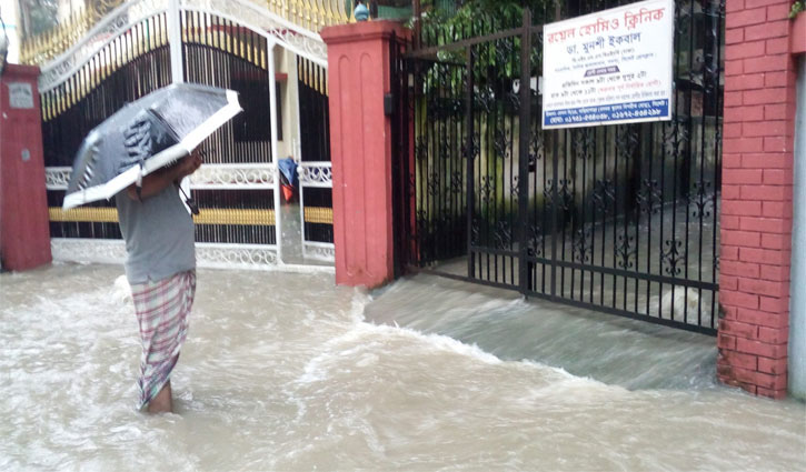 Heavy rainfall in Sylhet, water level of Surma increases