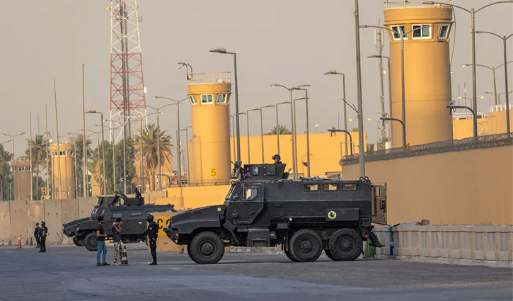 US embassy in Baghdad attacked with 7 mortars