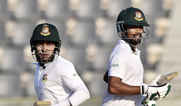 Bangladesh take 205 runs lead, Shanto hits century