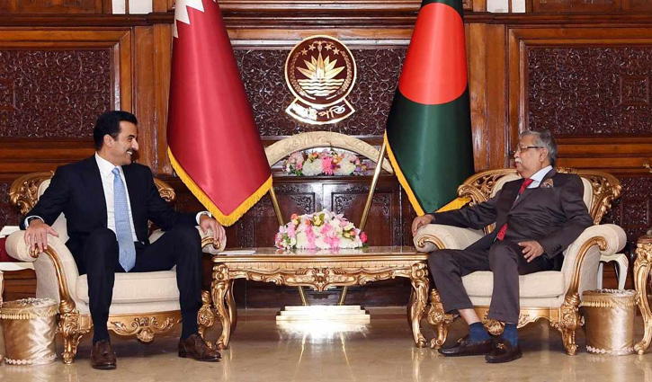 President urges Qatar Amir to recruit more manpower from Bangladesh