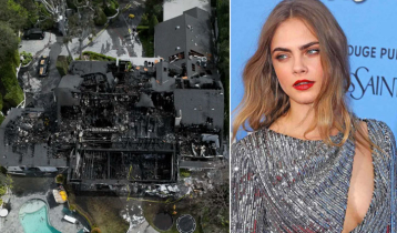 Home of actress destroyed by fire