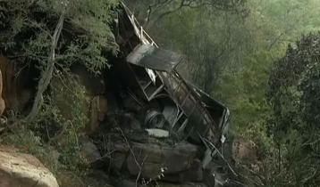 45 died after as bus plunges from bridge into ravine in South Africa