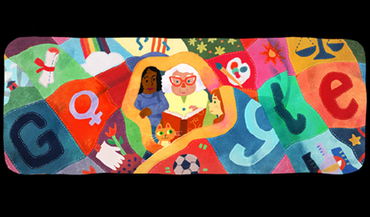 Google’s special doodle on Int’l Women`s Day