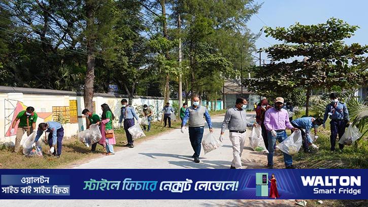 পাবনা বিজ্ঞান ও প্রযুক্তি বিশ্ববিদ্যালয়ে ক্লিন ক্যাম্পাস কর্মসূচি