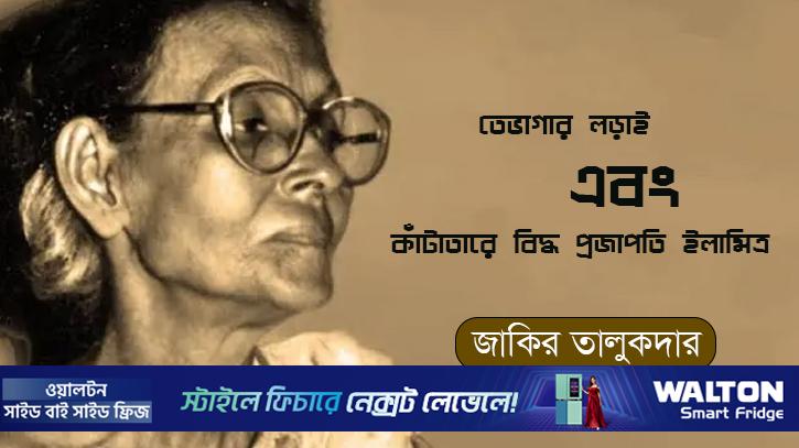 তেভাগার লড়াই এবং কাঁটাতারে বিদ্ধ প্রজাপতি ইলামিত্র