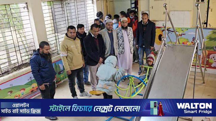 টাঙ্গাইলে শিশু রোগীদের জন্য হাসপাতালে প্লে জোন চালু