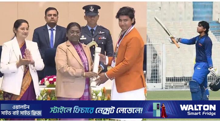 সর্বোচ্চ রাষ্ট্রীয় সম্মানে ভূষিত ১৪ বছরের সূর্যবংশী