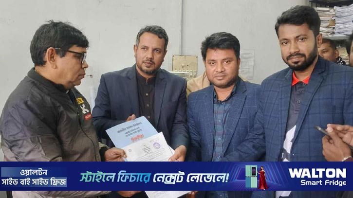 ঝিনাইদহ-৪ আসনে রাশেদ খানের পক্ষে মনোনয়নপত্র সংগ্রহ