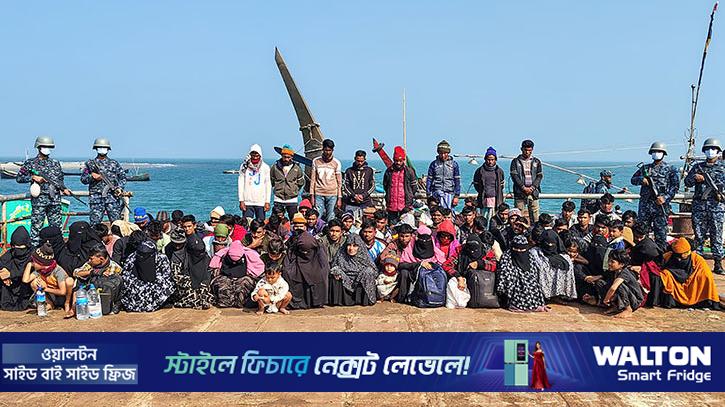 নৌবাহিনীর অভিযান: মালয়েশিয়াগামী ২৭৩ জন আটক